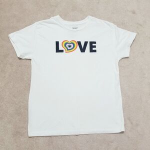 THE PHLUID PROJECT love PRIDE T-shirt Rainbow 100% Cotton Size MEDIUM